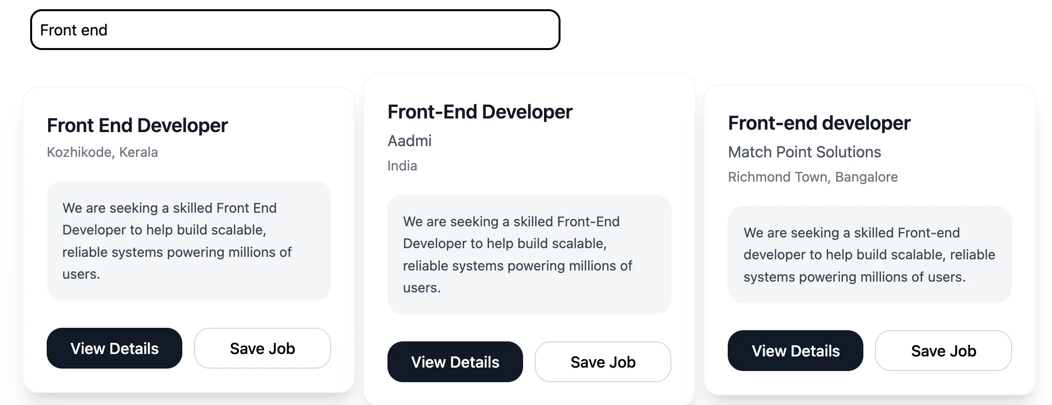 Job Portal project image 3