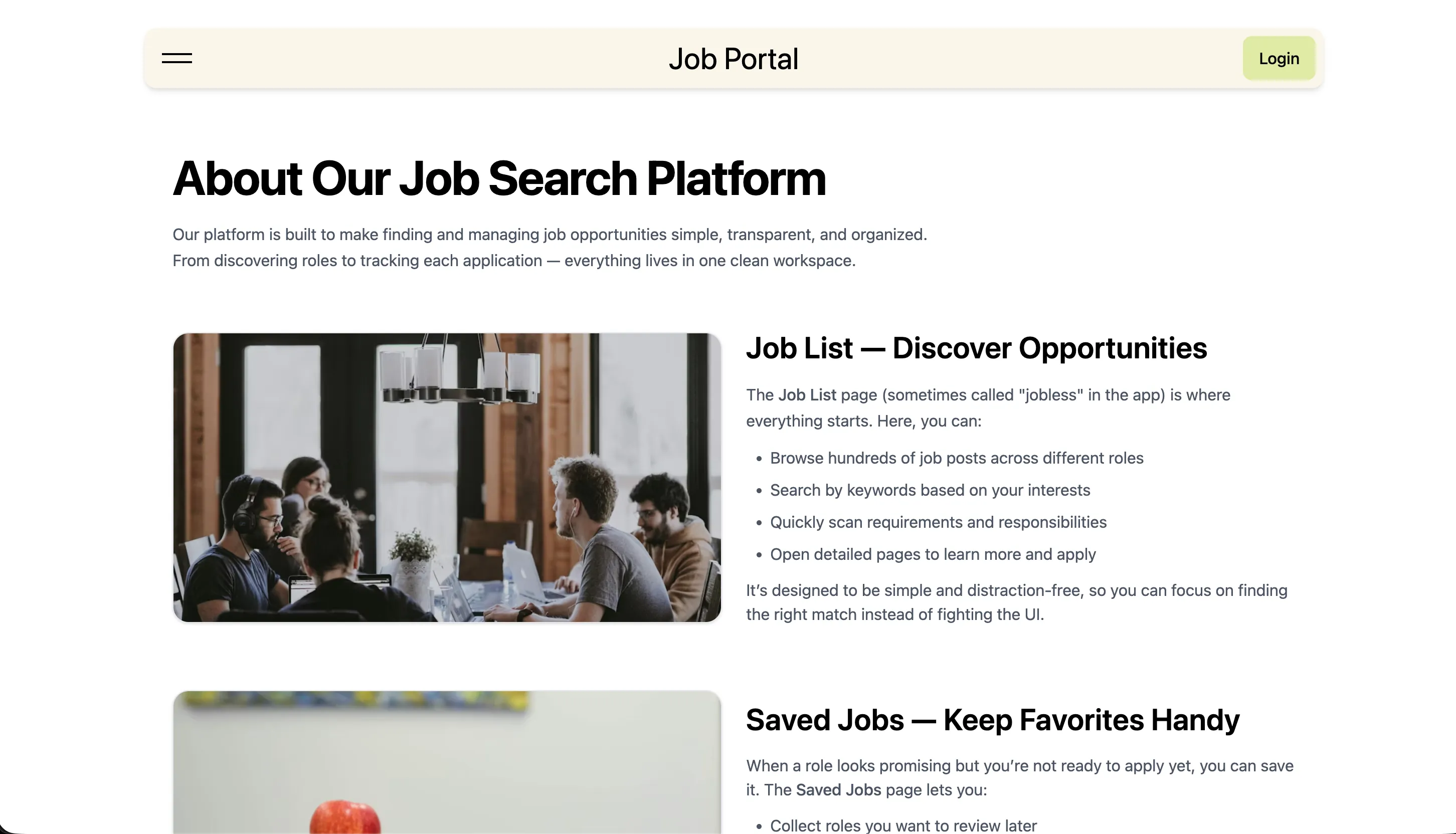 Job Portal main image